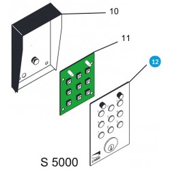 CAME Передняя панель S5000 119RIR175