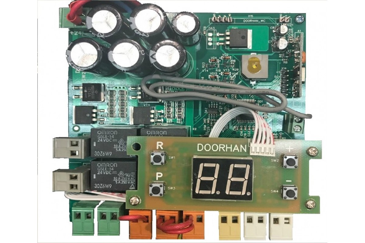 Doorhan sl v 1.0 th перегорает предохранитель Плата управления PCB_SW_24/V.1.0-A с дисплеем PCB_SW_24-A - купить по низкой цен