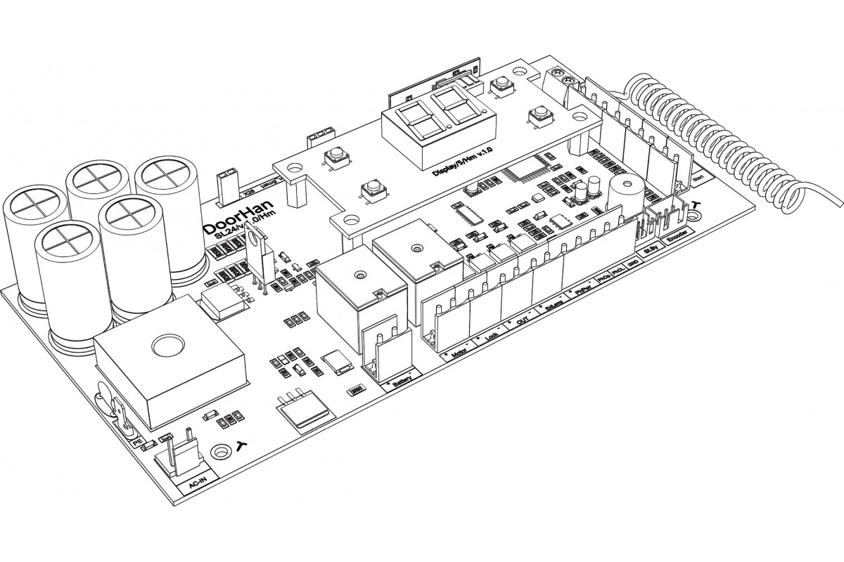 Плата управления pcb sl doorhan схема